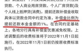 交行提前还房贷要收取补偿金吗，政策解析