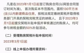 契税退税的条件是什么？需要提交哪些材料？