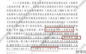 成都拆迁政策是怎样的？如何补偿安置？