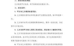 医院食堂承包合同样本下载？有哪些注意事项？