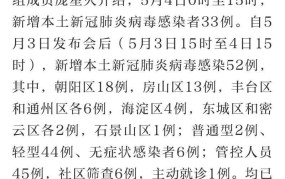 北京新增4例确诊病例，疫情防控有何新措施？