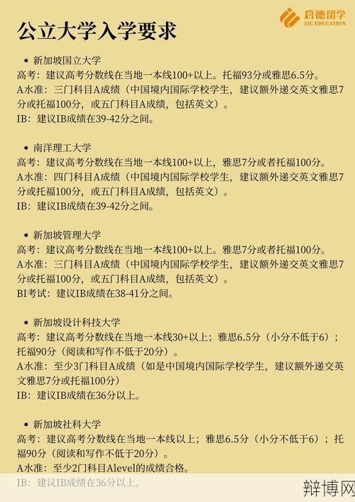 新加坡留学条件有哪些？如何申请？-辩博网