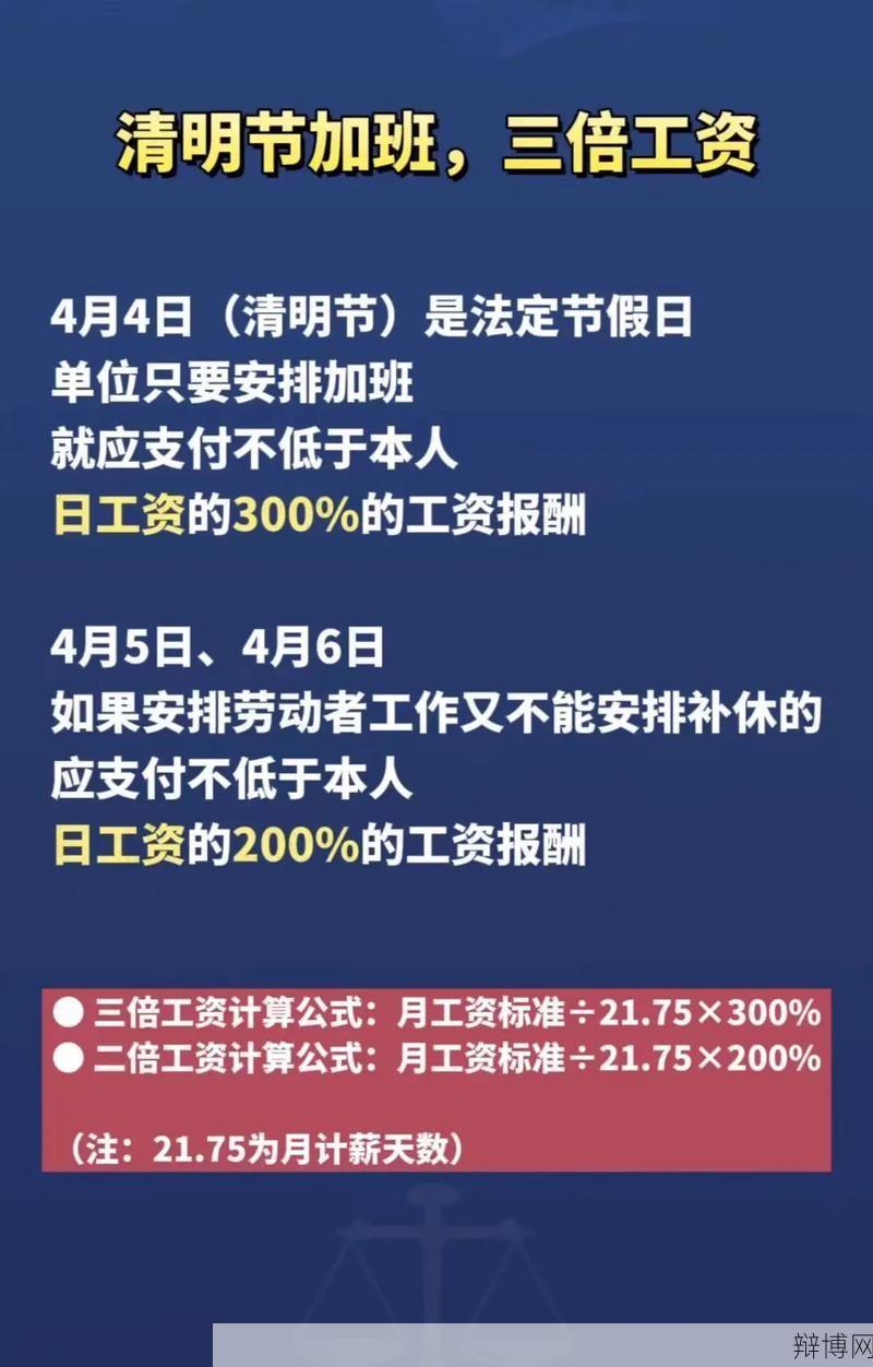 加班费如何计算？有哪些法律规定？-辩博网