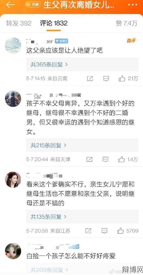 生父再次离婚女儿选择和继母生活，原因是什么？-辩博网