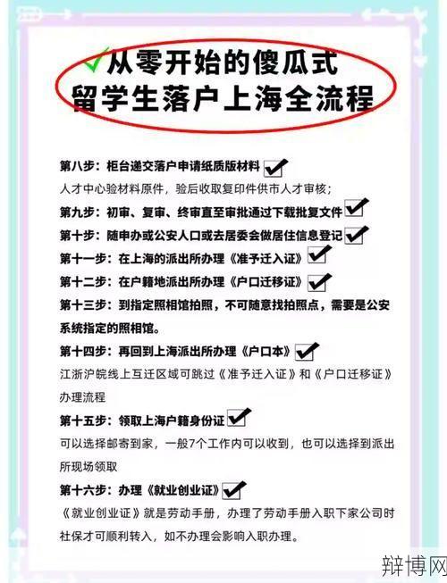 上海留学生落户流程详解：需要满足哪些条件？-辩博网