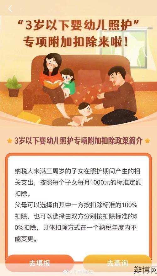 三岁以下婴幼儿照护费用专项扣除如何操作？其税务影响有哪些？-辩博网